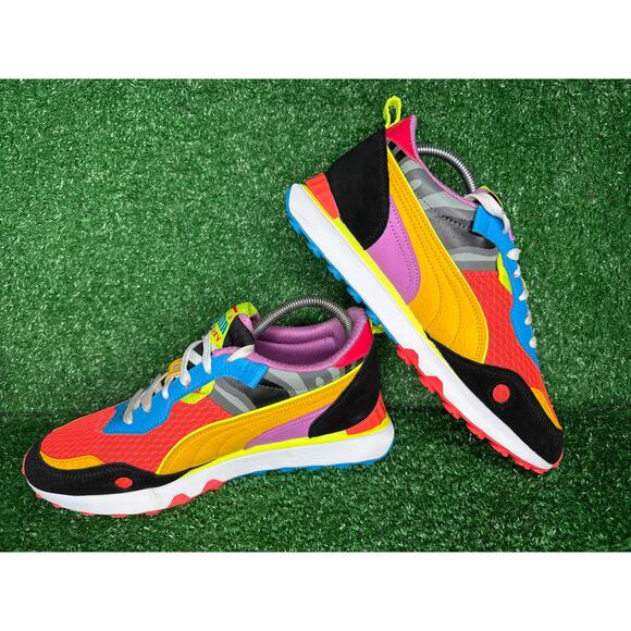 Puma Rider FV Lava Sneakers Glow in the Dark 388905 01 Men’s Size 9 - Picture 3 of 8